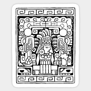 Aztec Beer Hops Dragon Tattoo Sticker